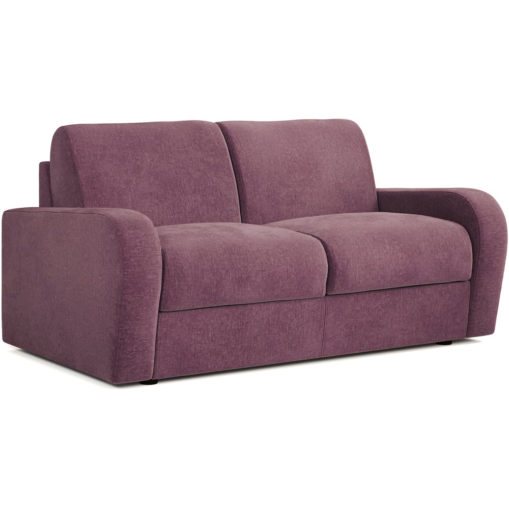 Jay-Be Deco 2 Seater Cosy Chenille Mauve Sofa Bed with e-Sprung Mattress Image 2