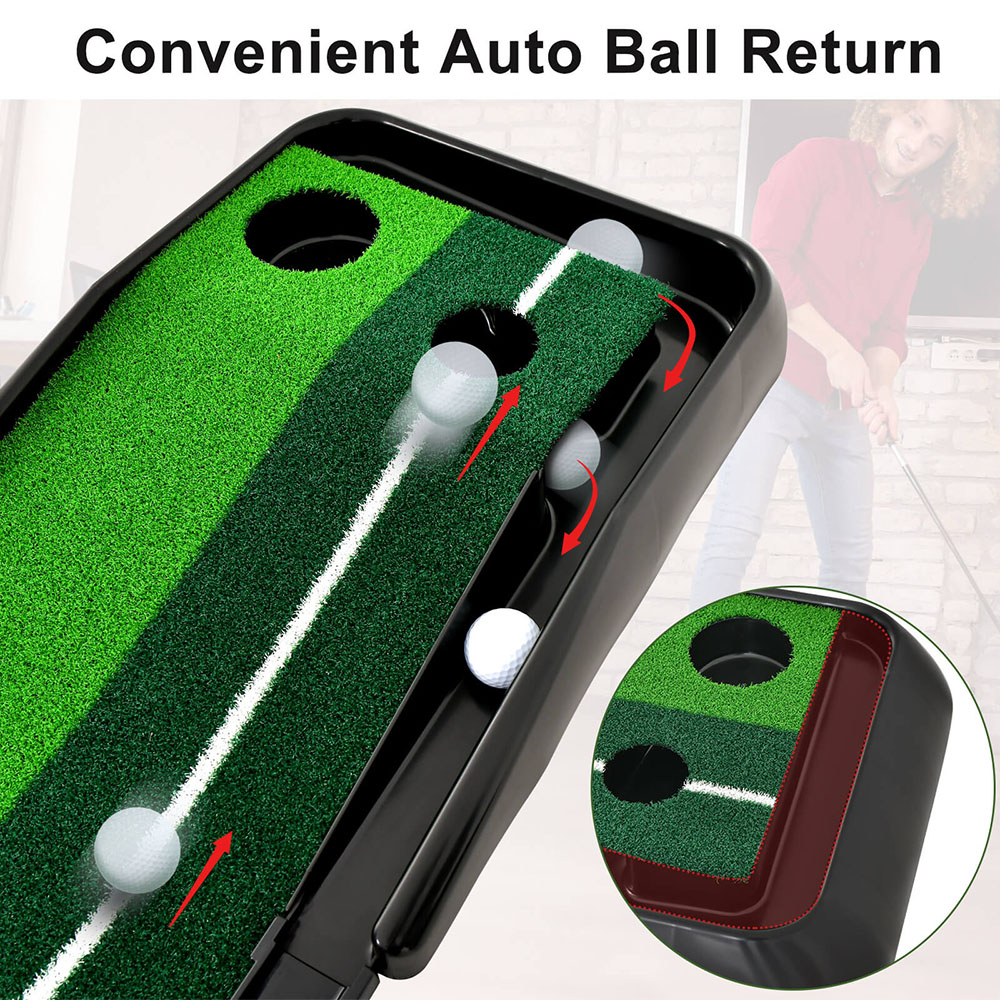 Costway Premium Golf Practice Turf 250cm Image 5