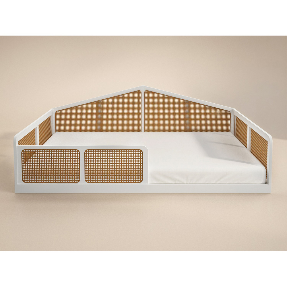 Flair Julian Small Double White Montessori Bed Image 2