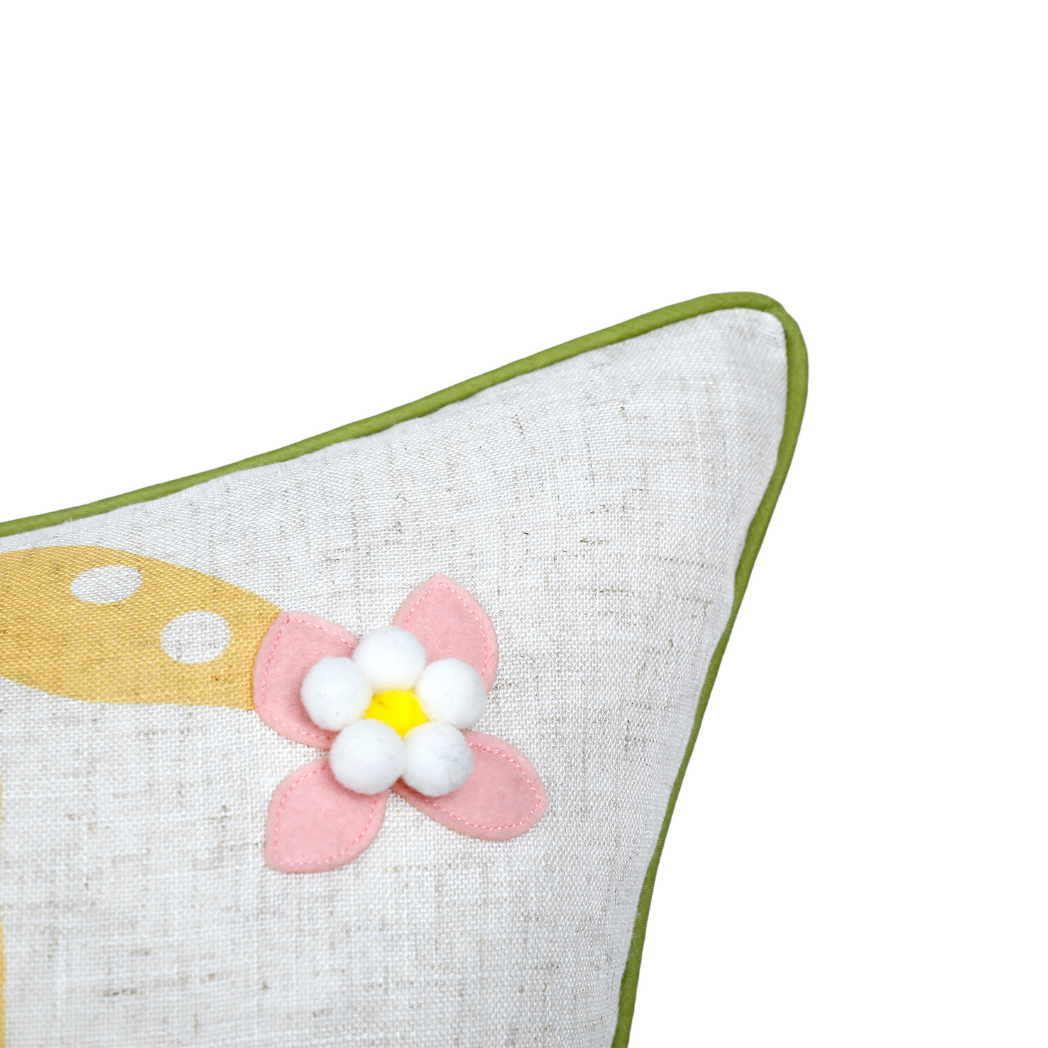 Spring Gnome Cushion - White Image 2