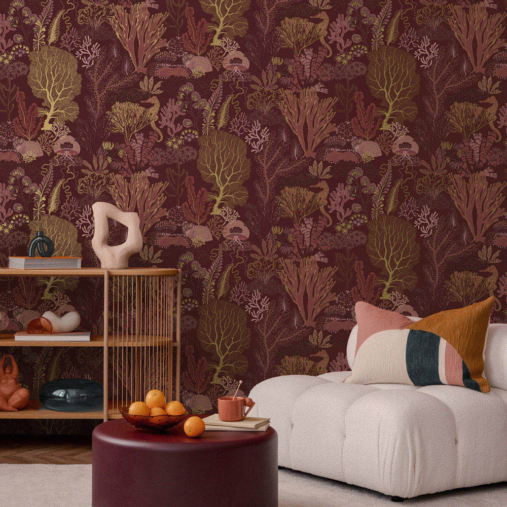 Holden Decor Underwater World Berry Wallpaper Image 3