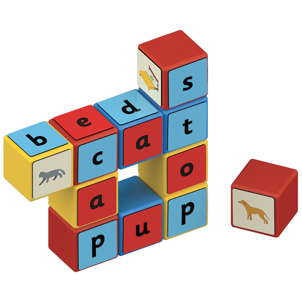 Geomag Magicube Word Building Recycled Clips Set 79 Piece Image 5