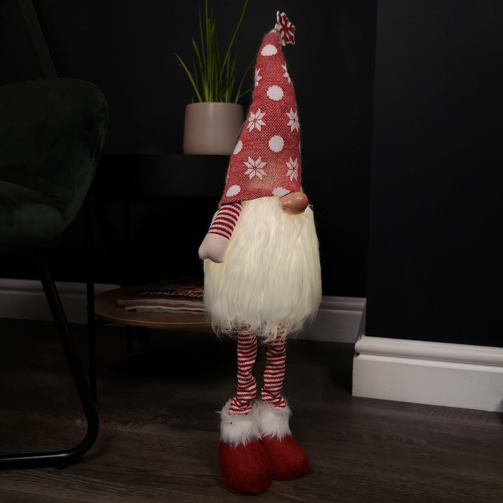 Samuel Alexander Red Standing Gonk LED Christmas Decoration 66cm Image 7