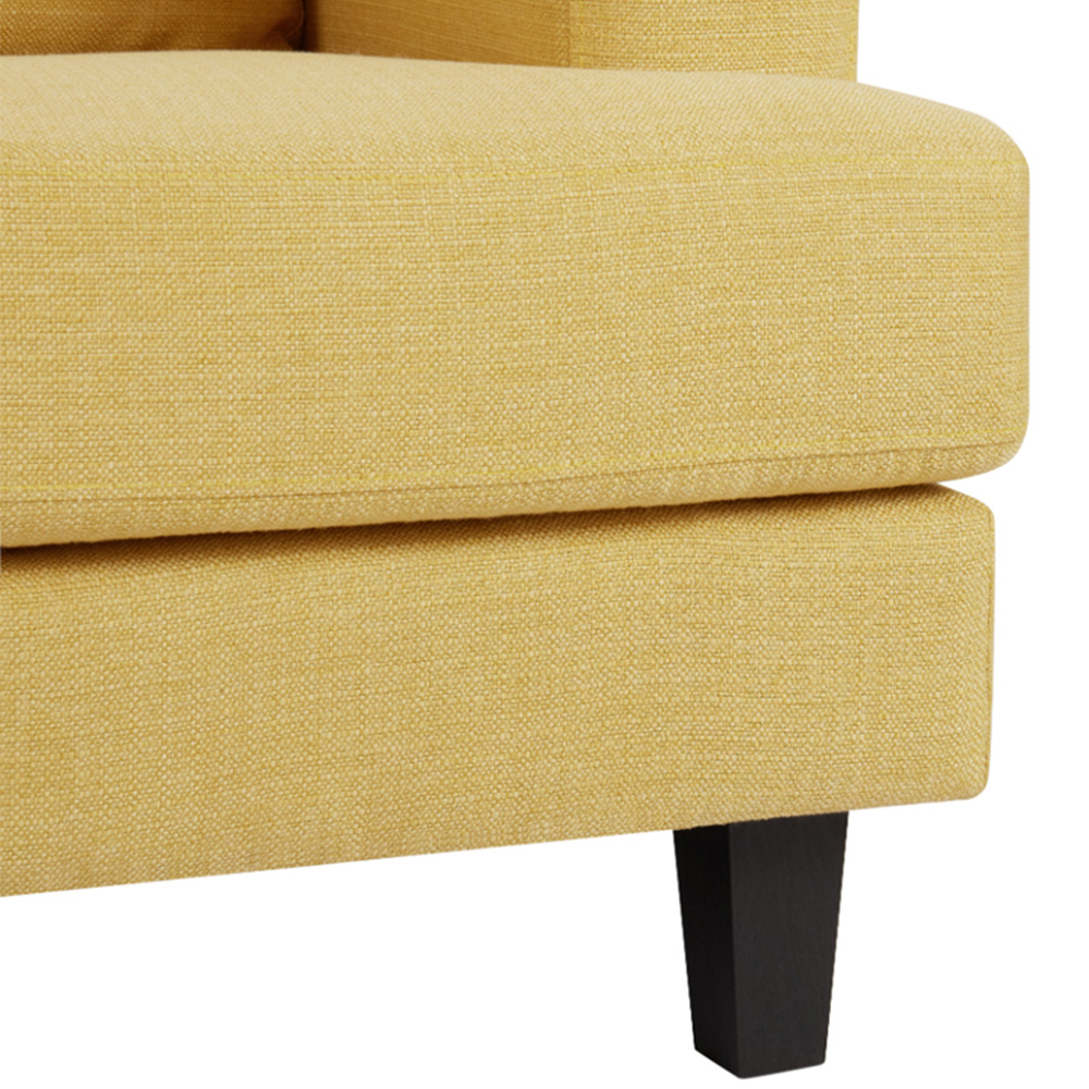 Home Detail Dale 2 Seater Mustard Linen Sofa Image 8