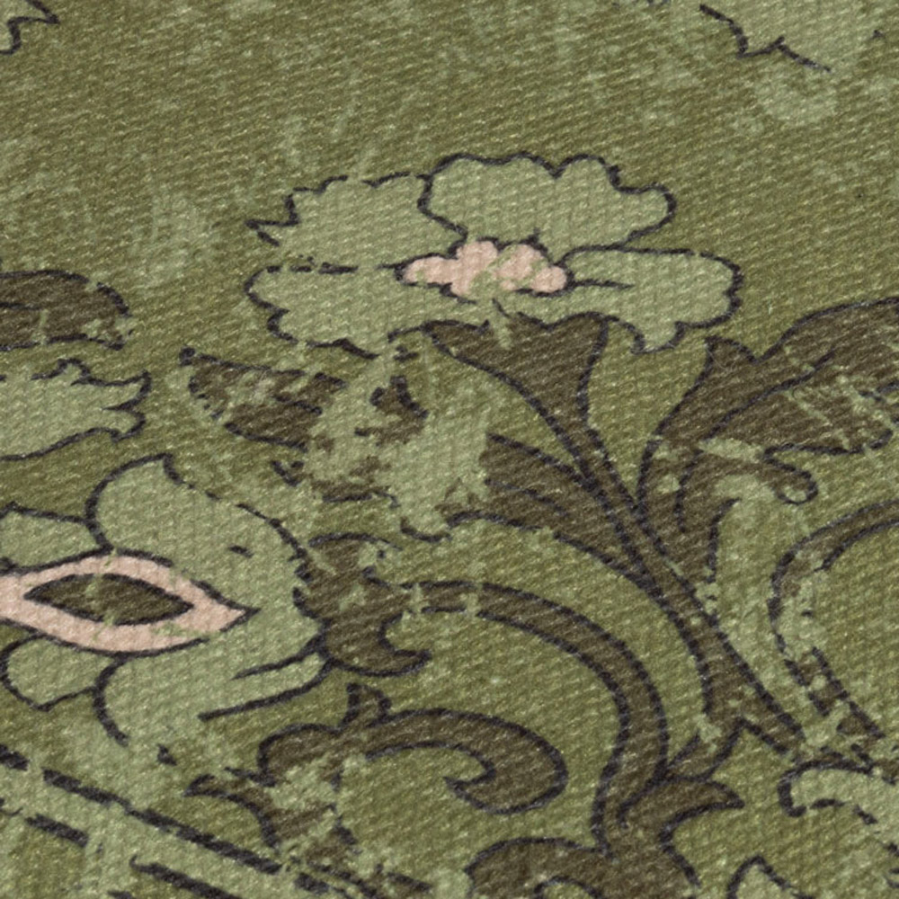 Esselle Home Kew Olive Antique Print Rug with Tassel 160 x 230cm Image 4