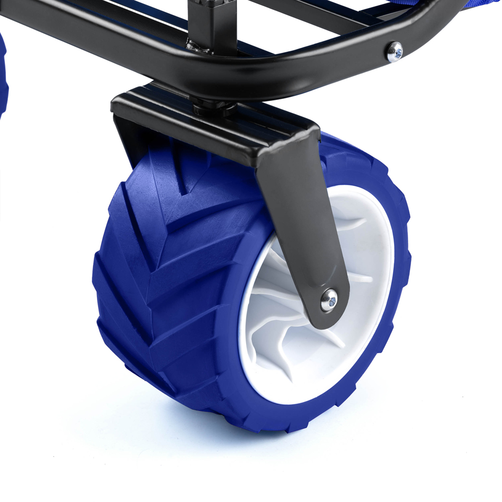 Yello Blue Foldable Camping Trolley Image 7