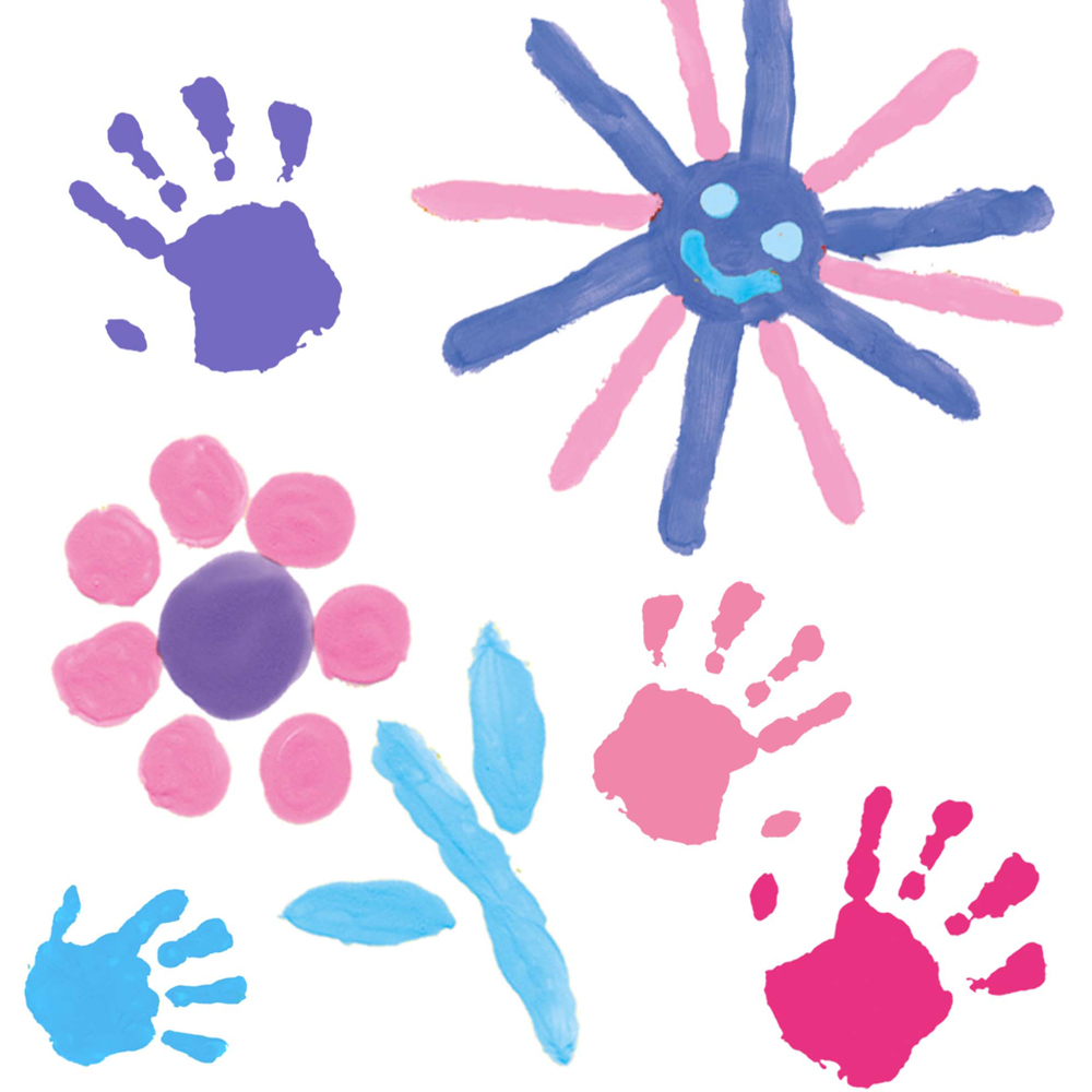 SES Creative Assorted Trendy Colour Finger Paint 110ml 4 Pack Image 3