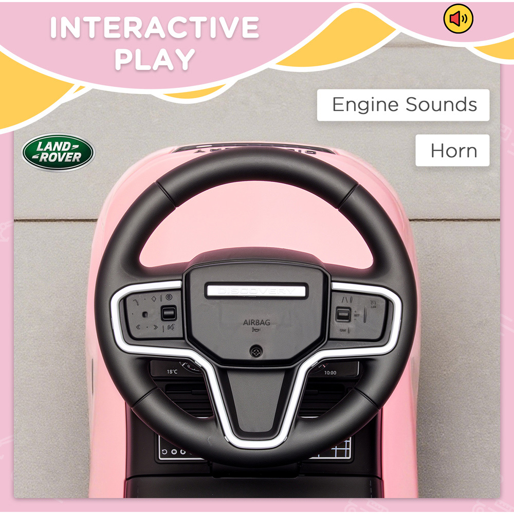 Tommy Toys Toddler Pink Licensed Land Rover Ride On Car Image 5