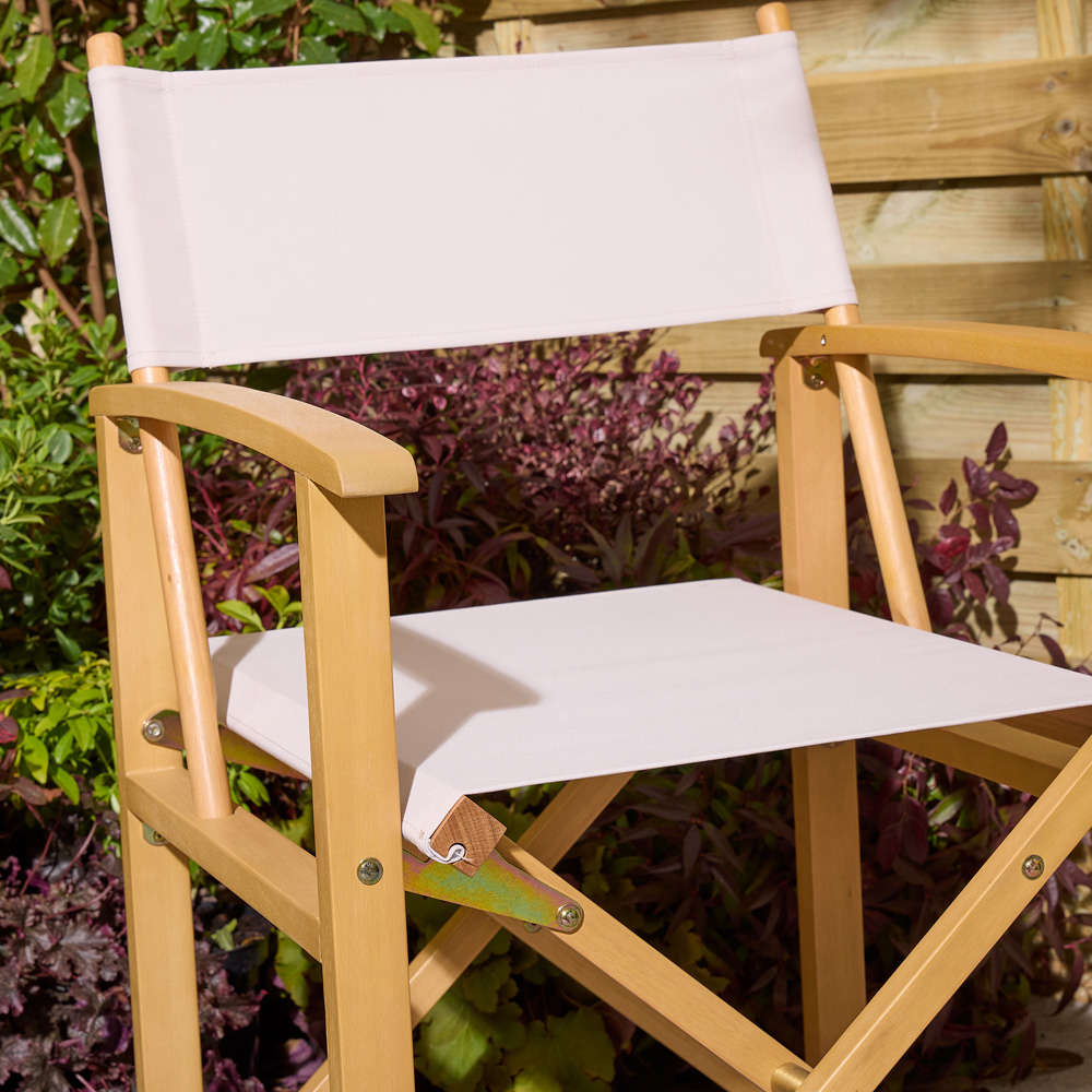 Rowlinson Ascot Natural Folding Director's Chair Image 4