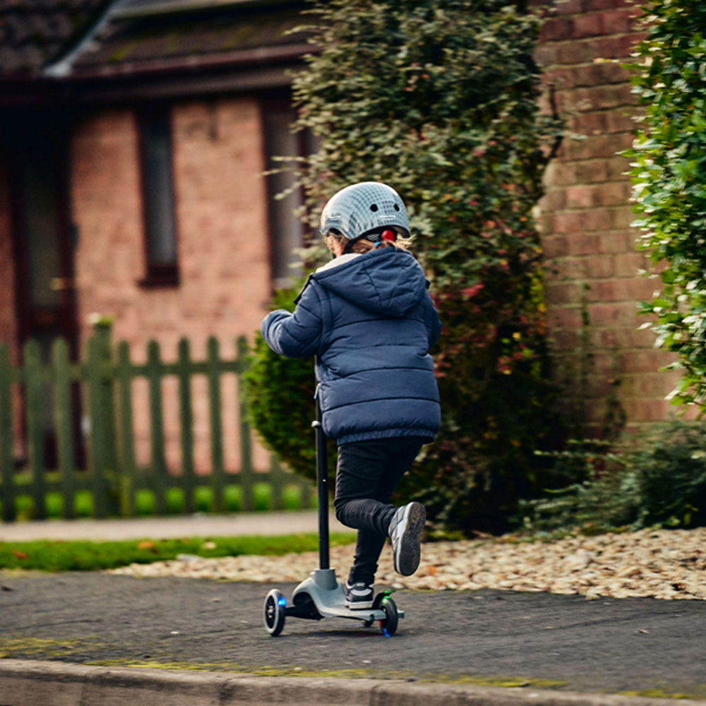 Ride-Ezy Hector Thunder Clouds Kids LED Helmet Image 6