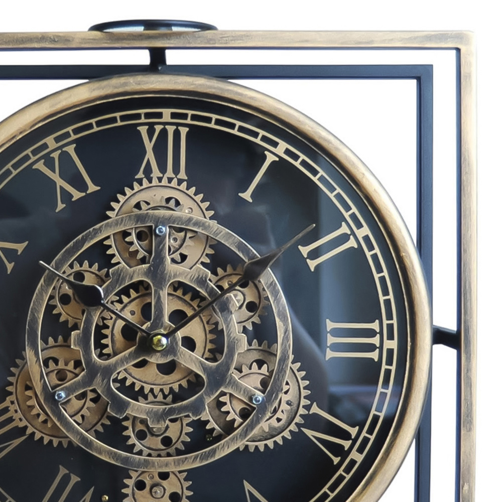 Acacia Home Golden Mantel Clock with Frame 30cm Image 3