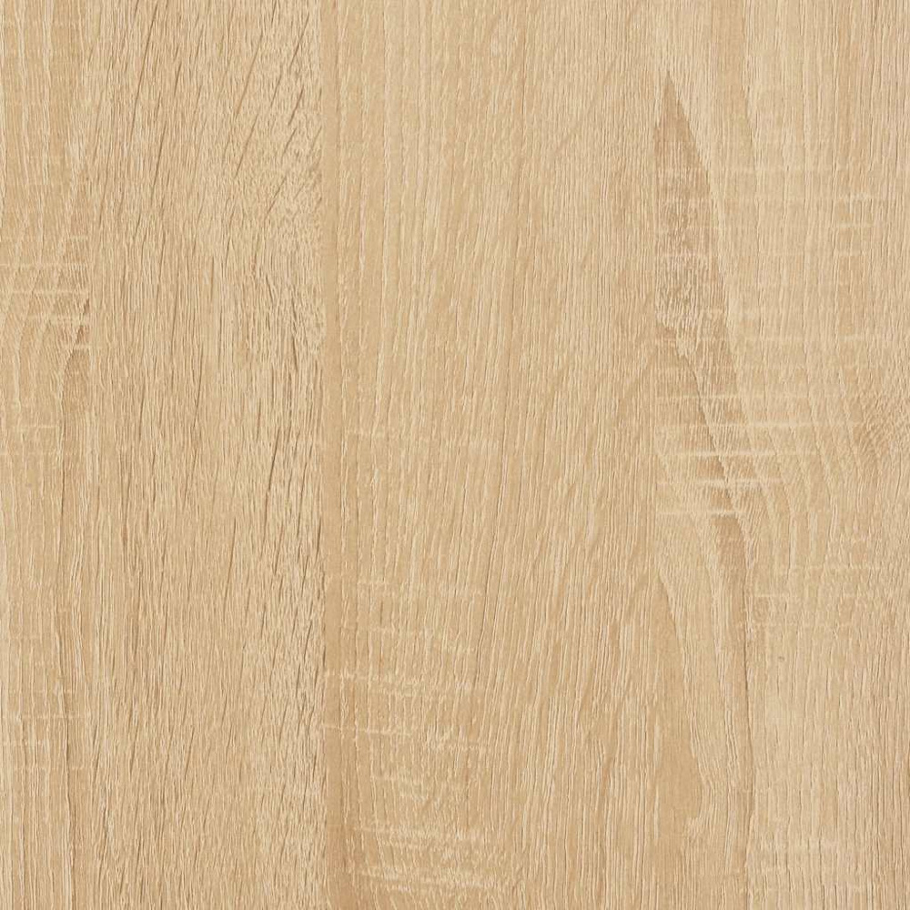 vidaXL 2 Shelf Sonoma Oak Record Cabinet Image 8