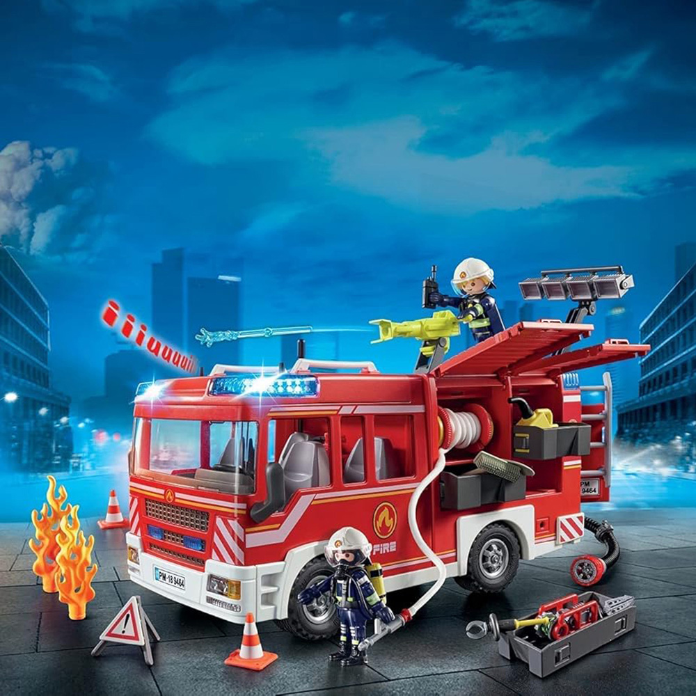 Playmobil Fire Engine Playset Image 4