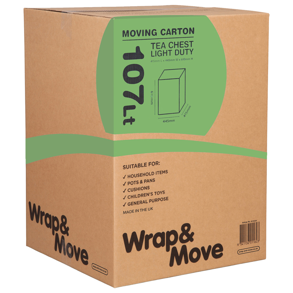 Wrap & Move X-Large Moving Box 107L 5 Pack Image 2