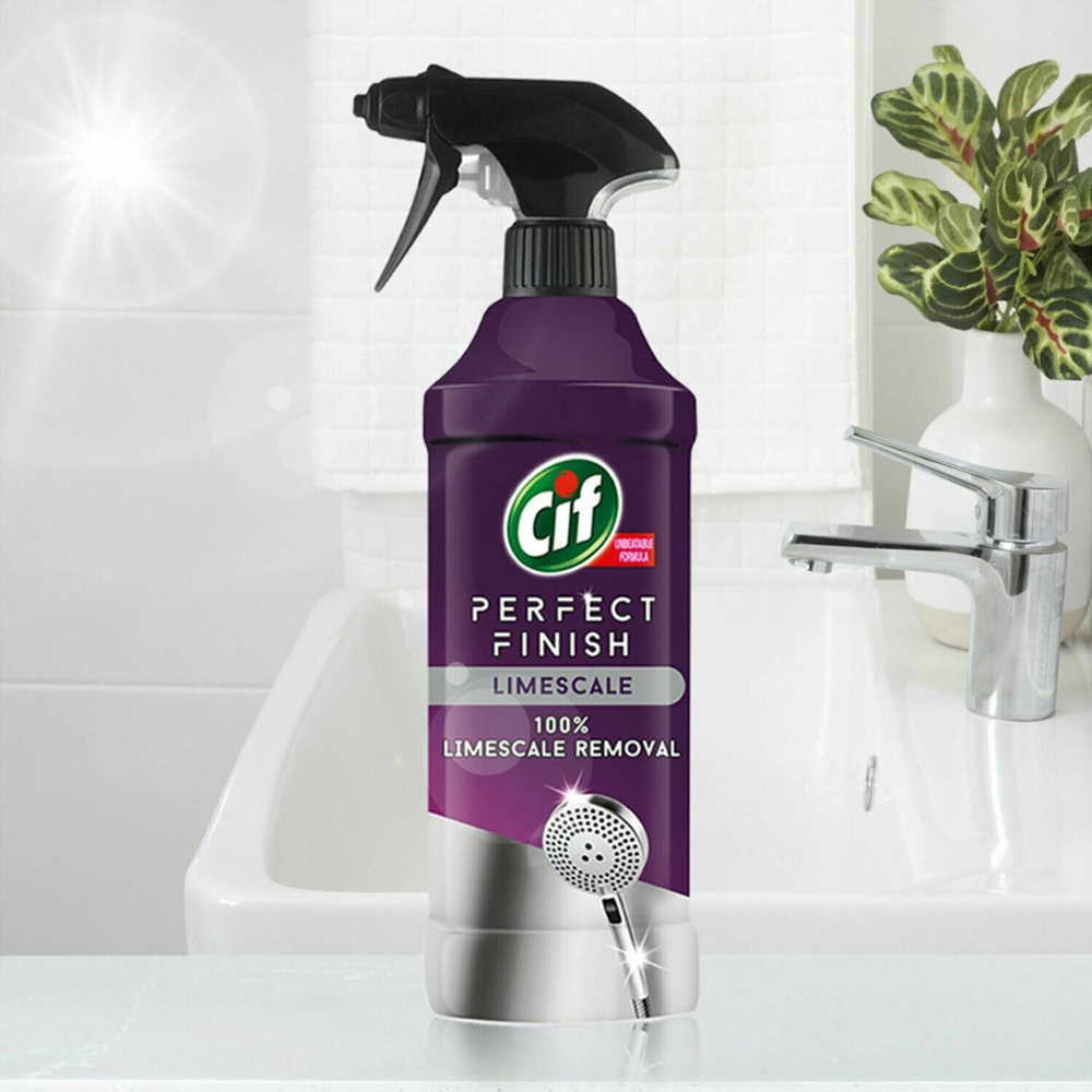 CIF Perfect Finish Limescale Removal Spray 435ml 2 Pack Image 2