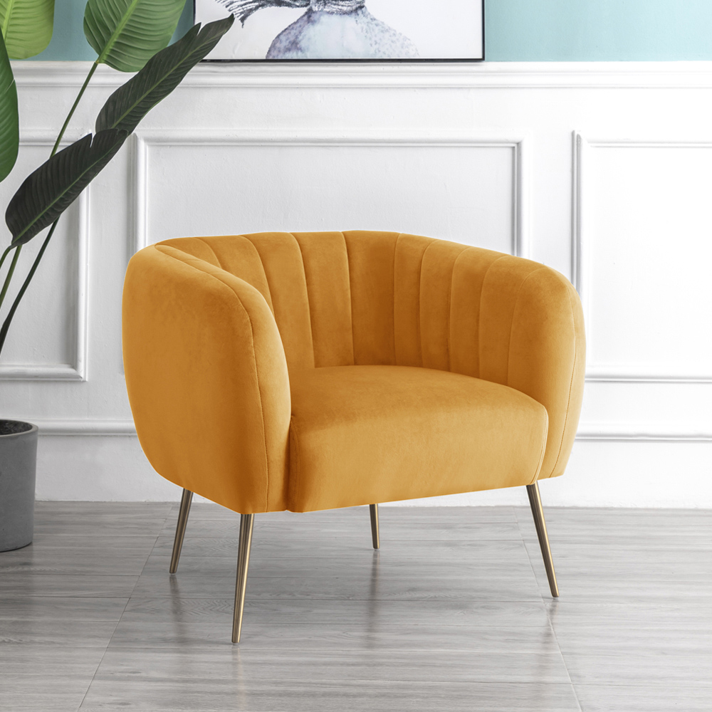 Artemis Home Matilda Yellow Accent Chair Image 3