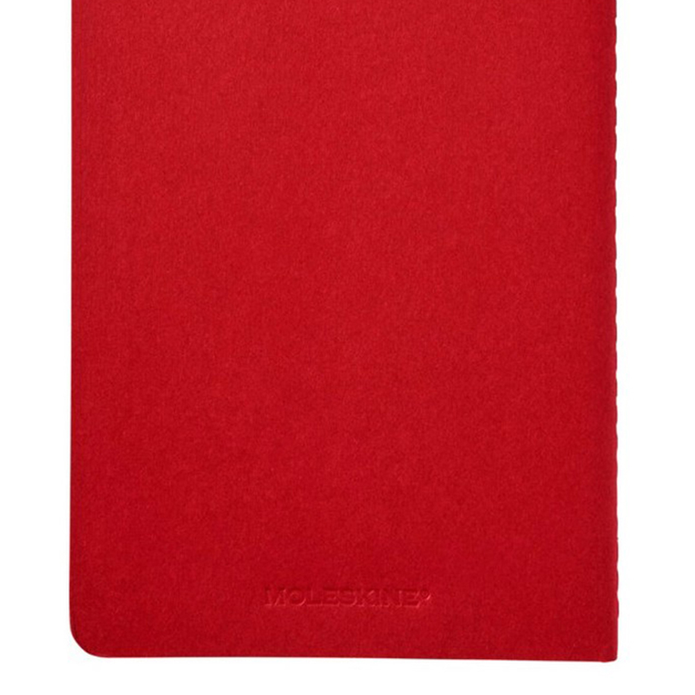 Moleskine Cahier Large Cranberry Red Plain Journal Image 2