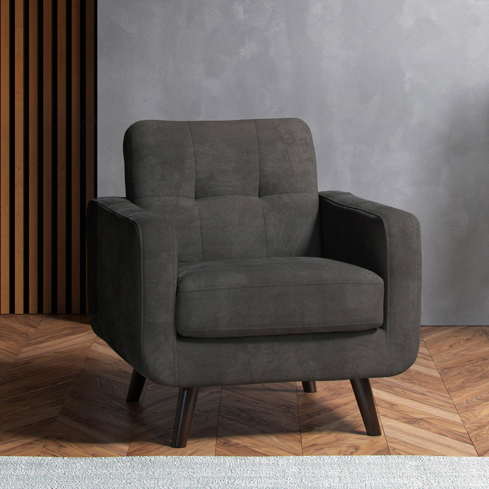 Kendal 5 Seater Graphite Oslo Sofa Suite Image 7
