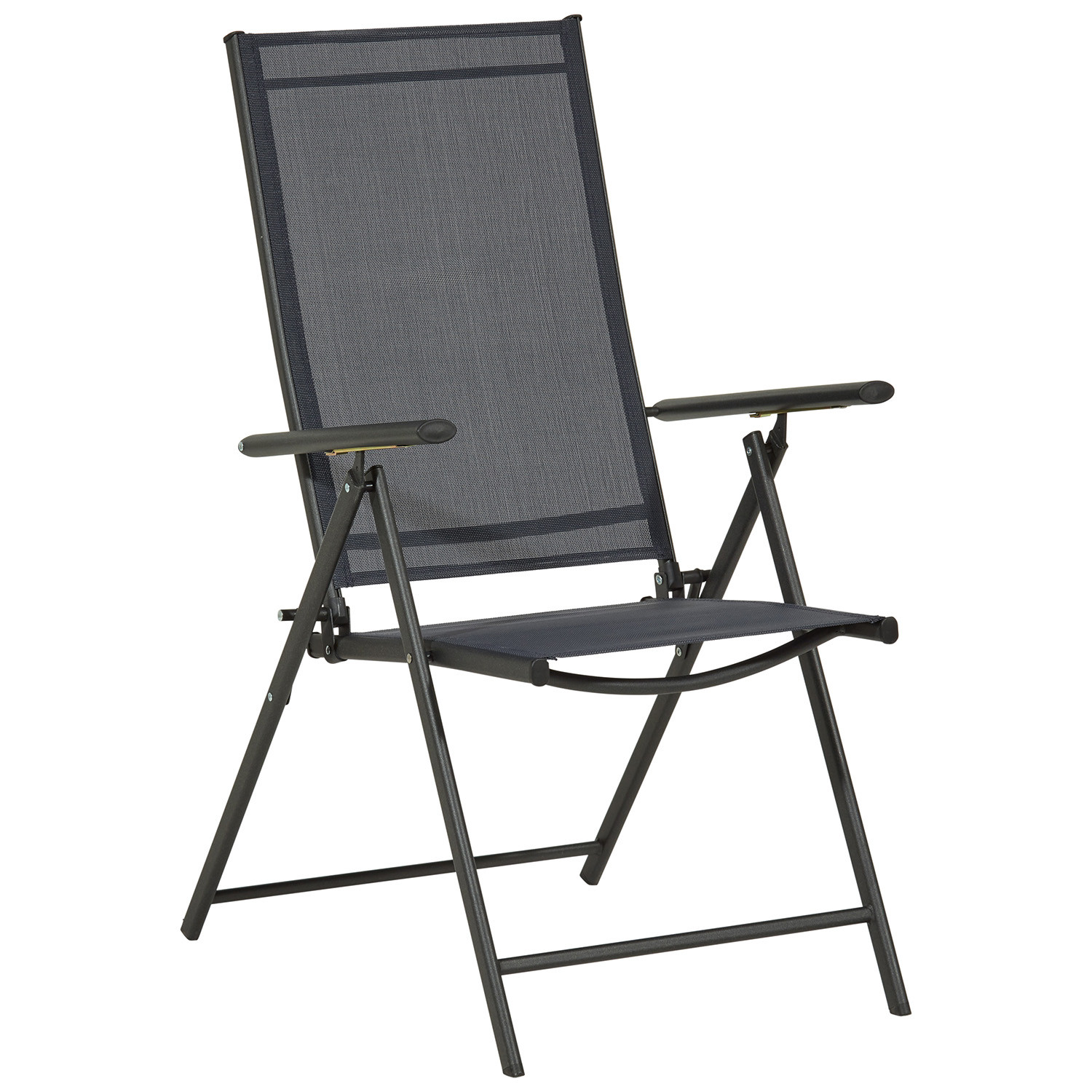 Malay Outdoor Essentials Rio 5 Position Navy Garden Chair Image 2