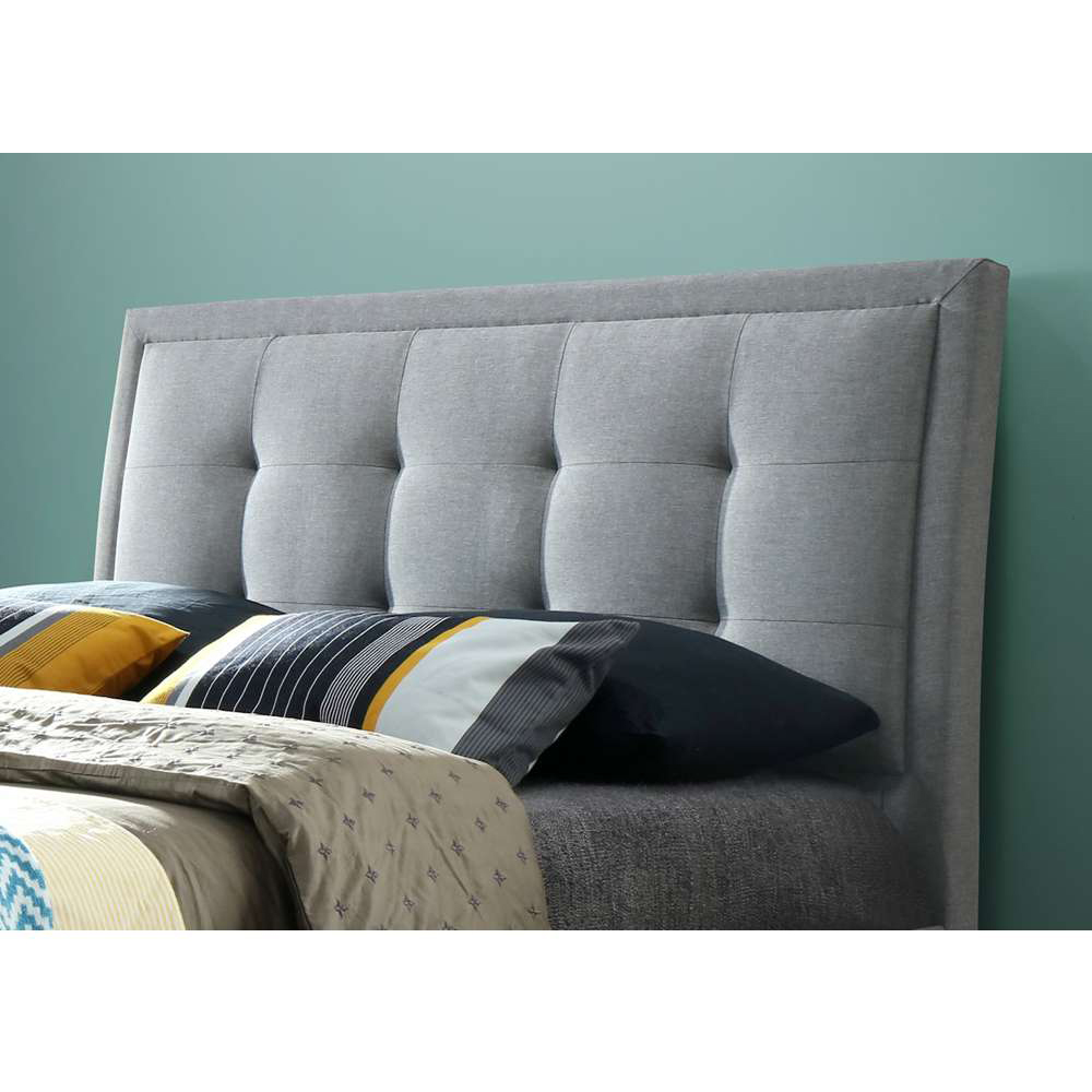 Shelby Double Grey Bed Frame Image 4