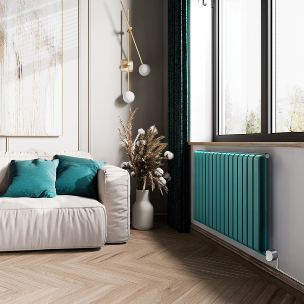 Terma Warp-Room E Wi-Fi Matt Teal Electric Radiator 1200W 630 x 1045mm Image 7