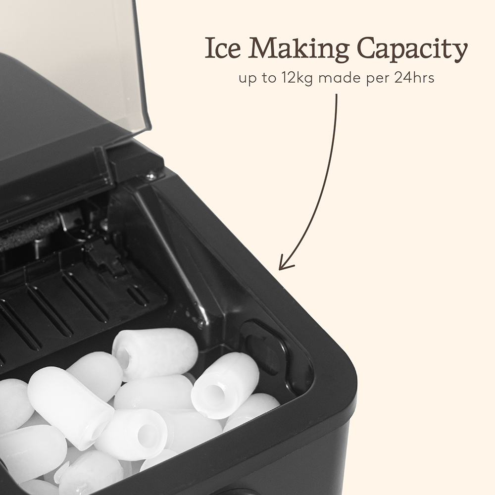 Haden 215819 Black Compact Bullet Ice Machine Image 6