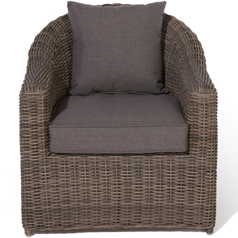 Rowlinson Bunbury 4 Seater Natural Rattan Weave Sofa Set Image 4