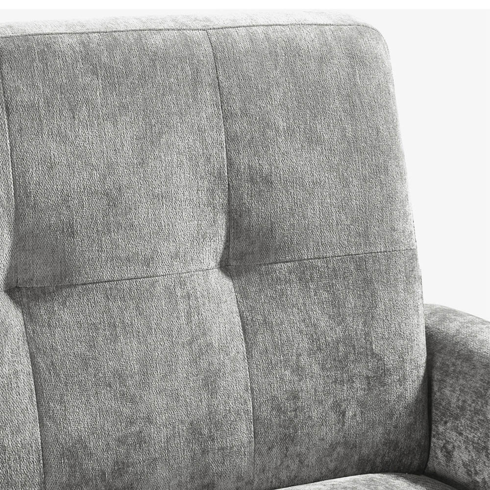 Julian Bowen Monza Dove Fabric Compact Chair Image 4