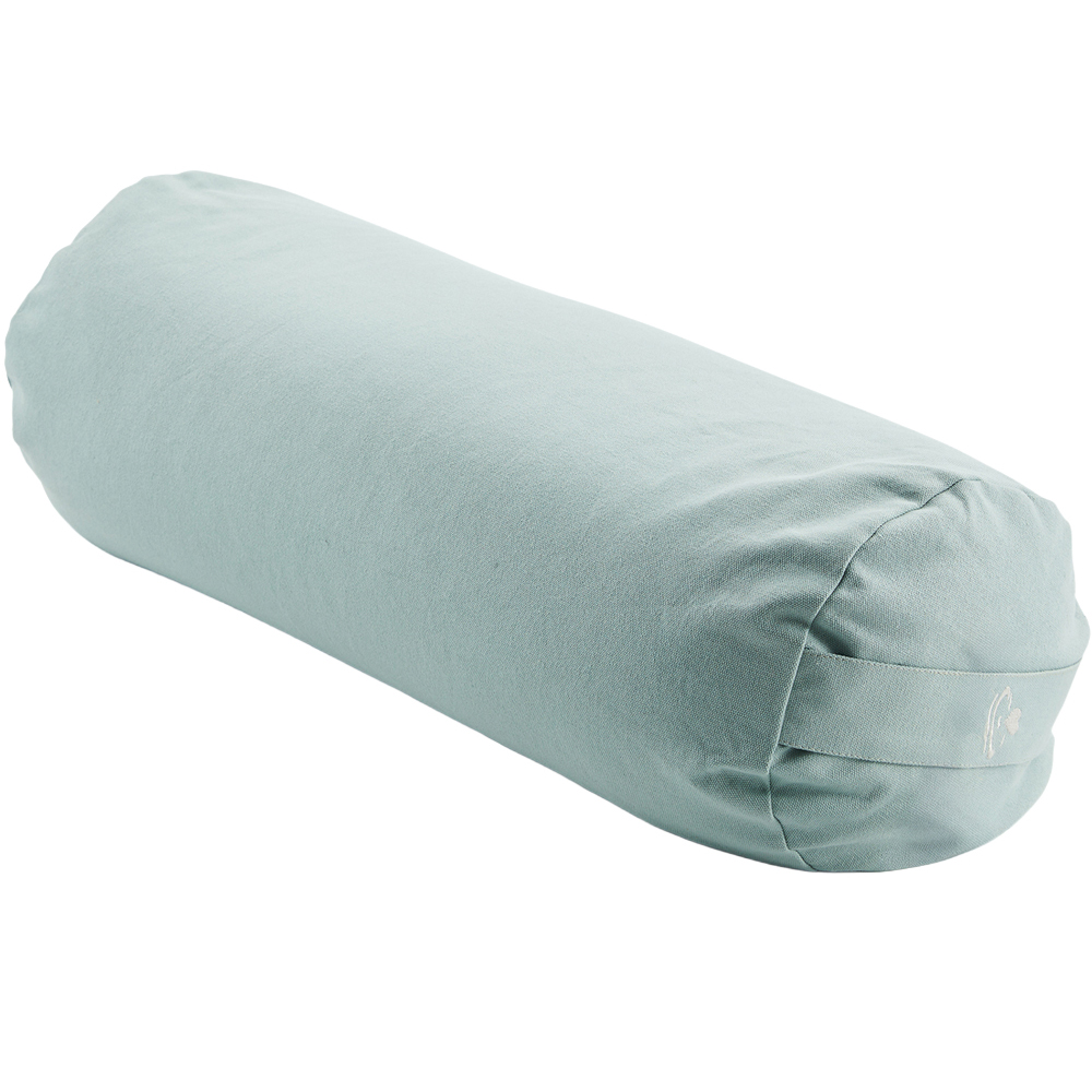 Myga Teal Buckwheat Yoga Support Bolster Pillow Image 1