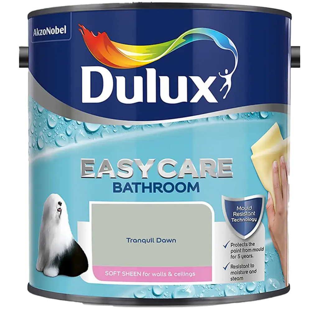 Dulux Easycare Bathroom Tranquil Dawn Soft Sheen Paint 2.5L Image 2