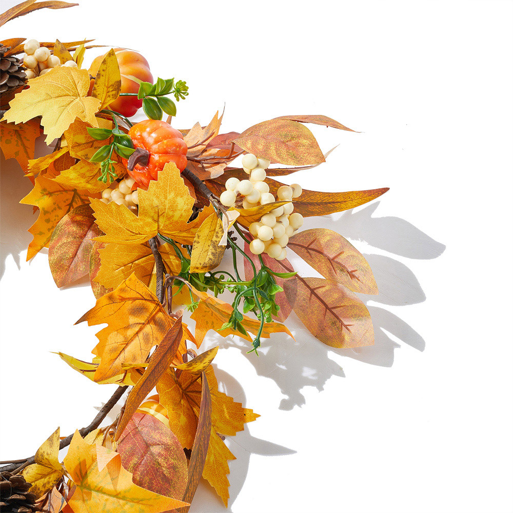 Living and Home Halloween Artificial Pumpkin Garland Decoration 180cm Image 3