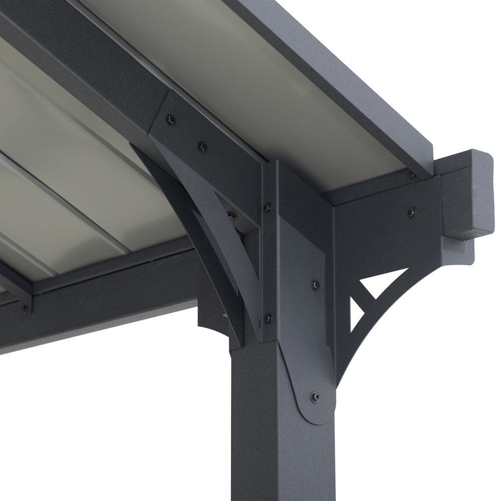 Sunjoy Eiger 3.67 x 6.1m Black Carport Image 4