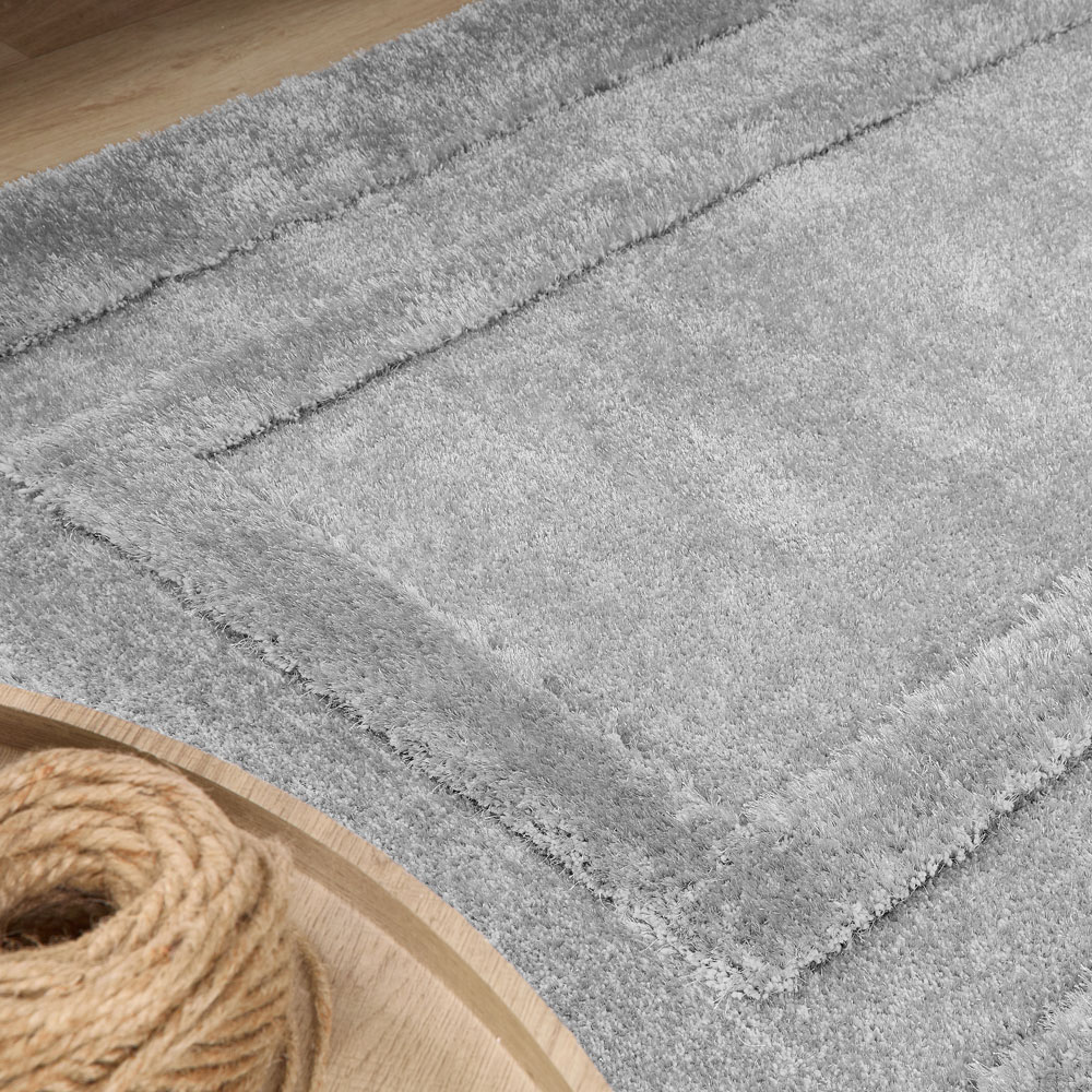 Origins Frame Silver Rug 160 x 230cm Image 4