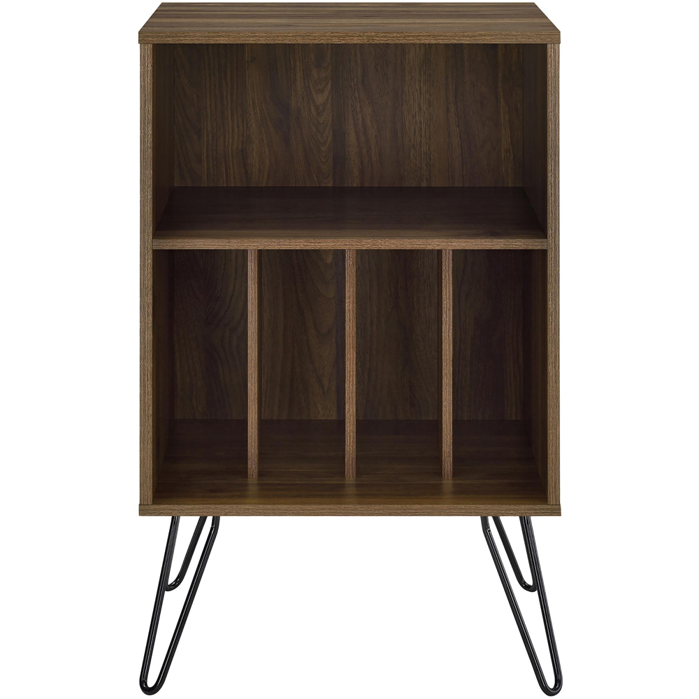 Novogratz 5 Shelf Walnut Harmony Turntable Stand Image 3