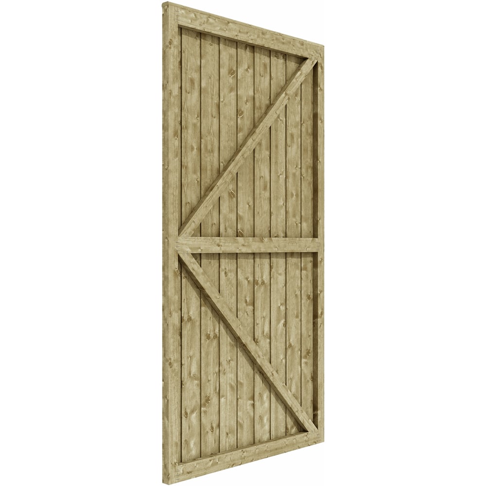 Rowlinson 6ft Pressure Treated Vertical Board Gate Image 4