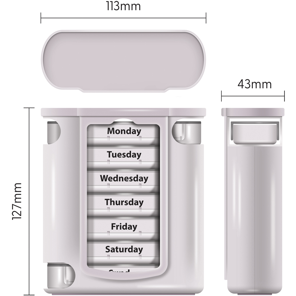 Aidapt Weekday Pill Dispenser Image 6