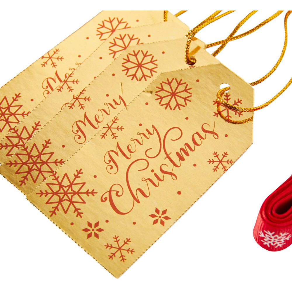 Christmas Gift Accessory Set Red and Gold - Red and Gold Image 2