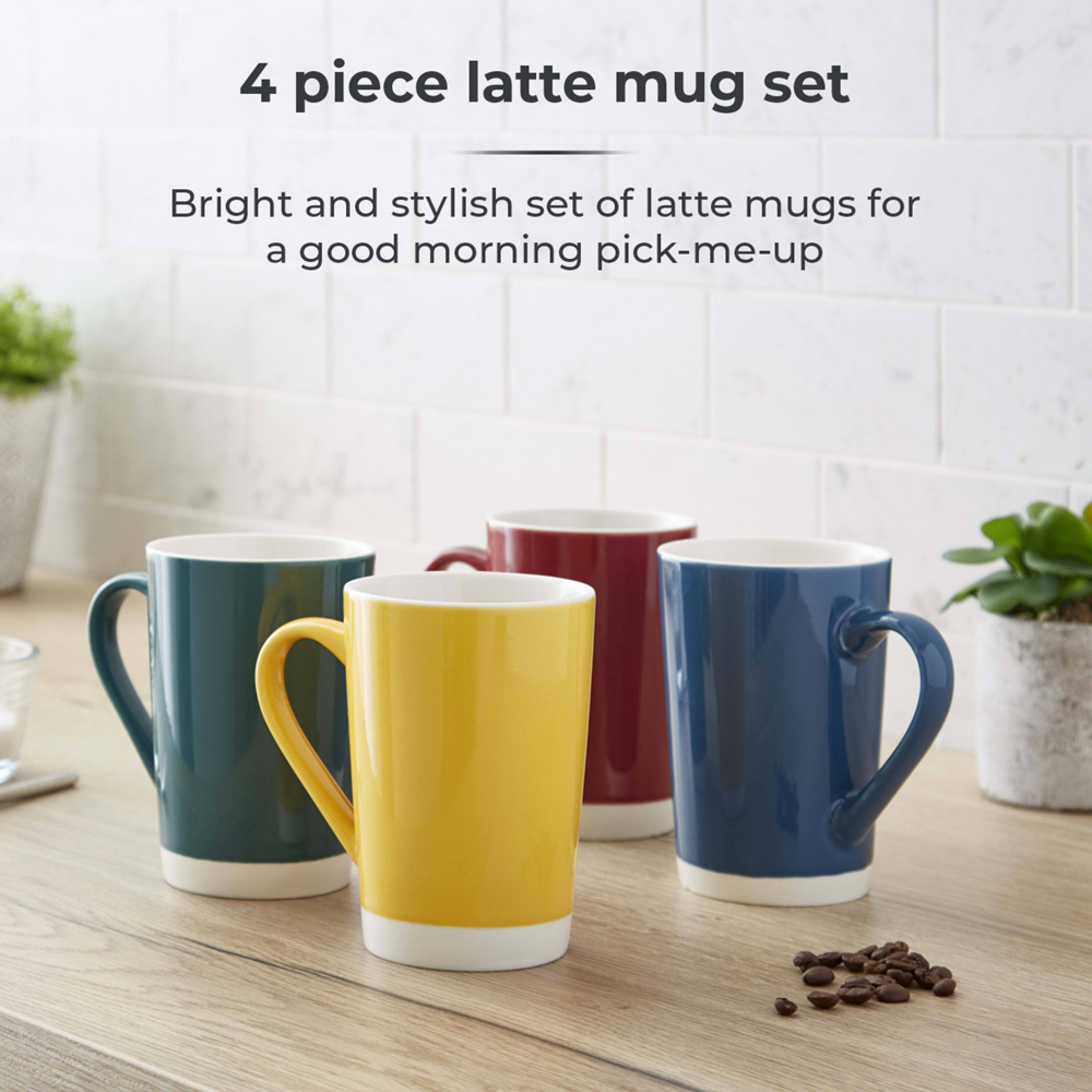Tower Jewel Latte Mug Set of 4 Image 4