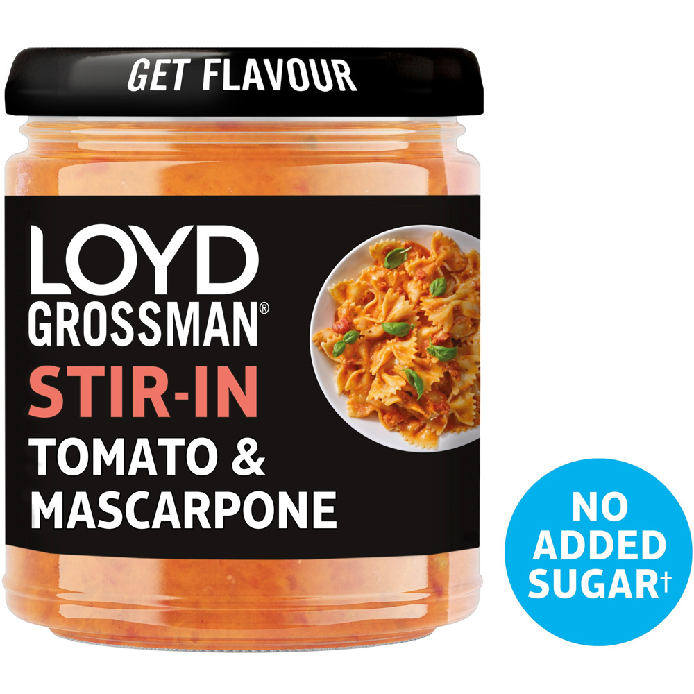Loyd Grossman Stir In Tomato and Mascarpone Pasta Sauce 185g Image 2