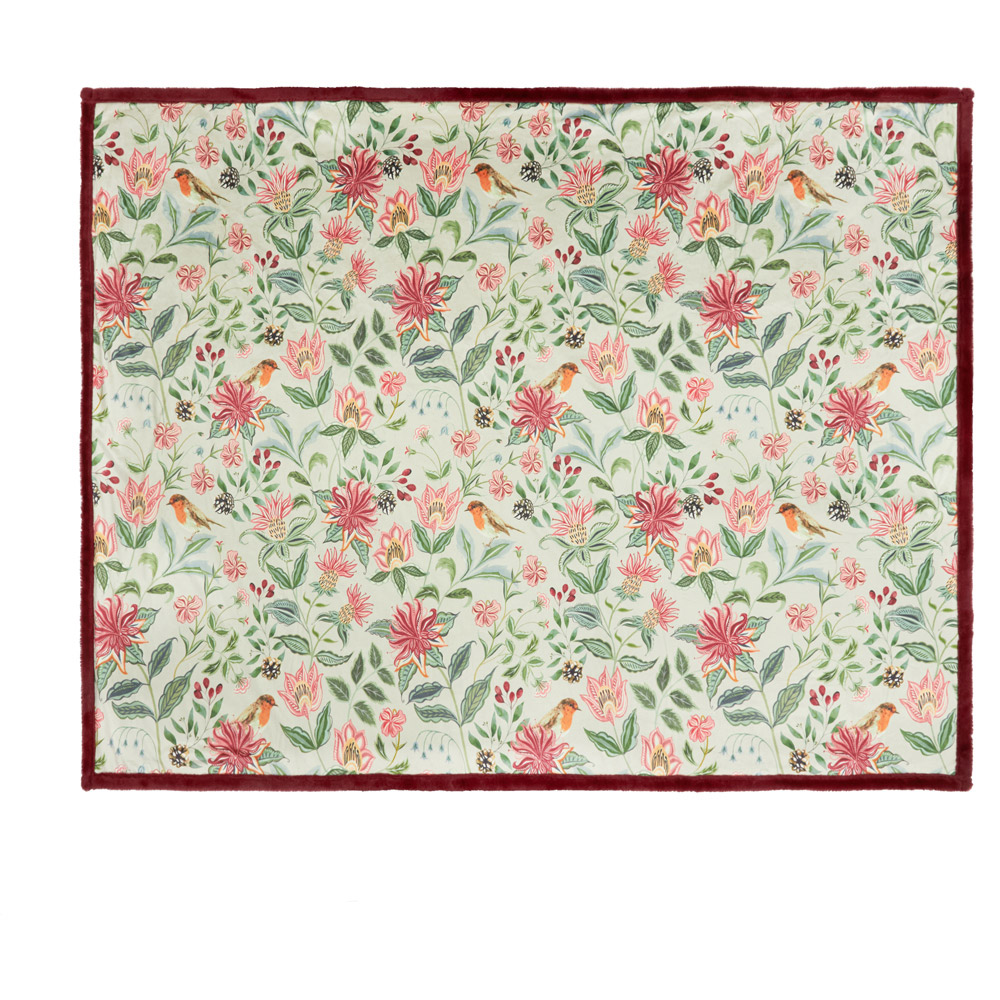 Wylder Nature Multicolour Beatrice Printed Velvet Reversible Throw 130 x 180cm Image 3
