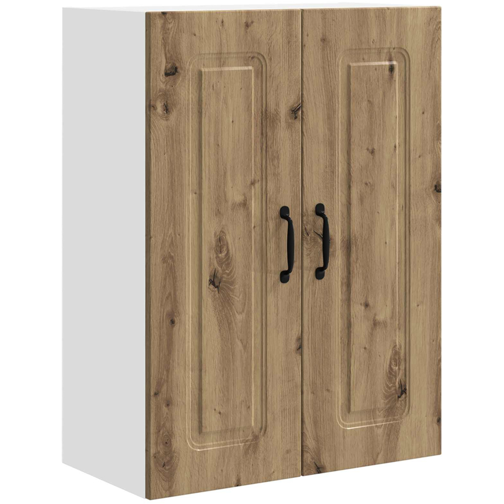 vidaXL Kalmar 2 Door Artisan Oak Wall Kitchen Cabinet Image 2