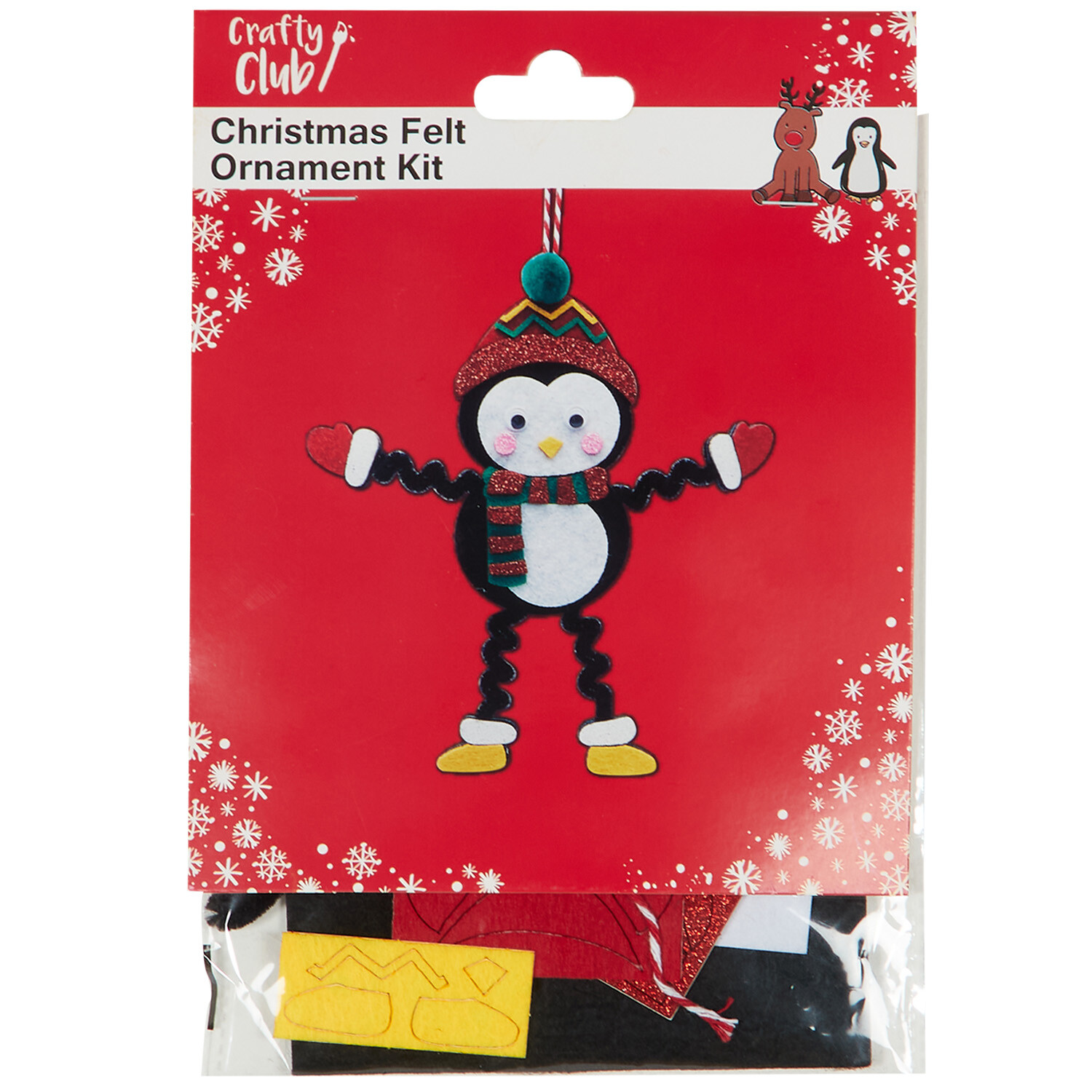 Christmas Felt Ornament Kit - Multicolour Image 1