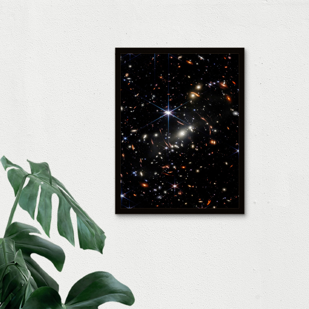 Artery8 NASA James Space Telescope Deep Field Stars Galaxies Image Framed Wall Art Print 30 x 41cm Image 3