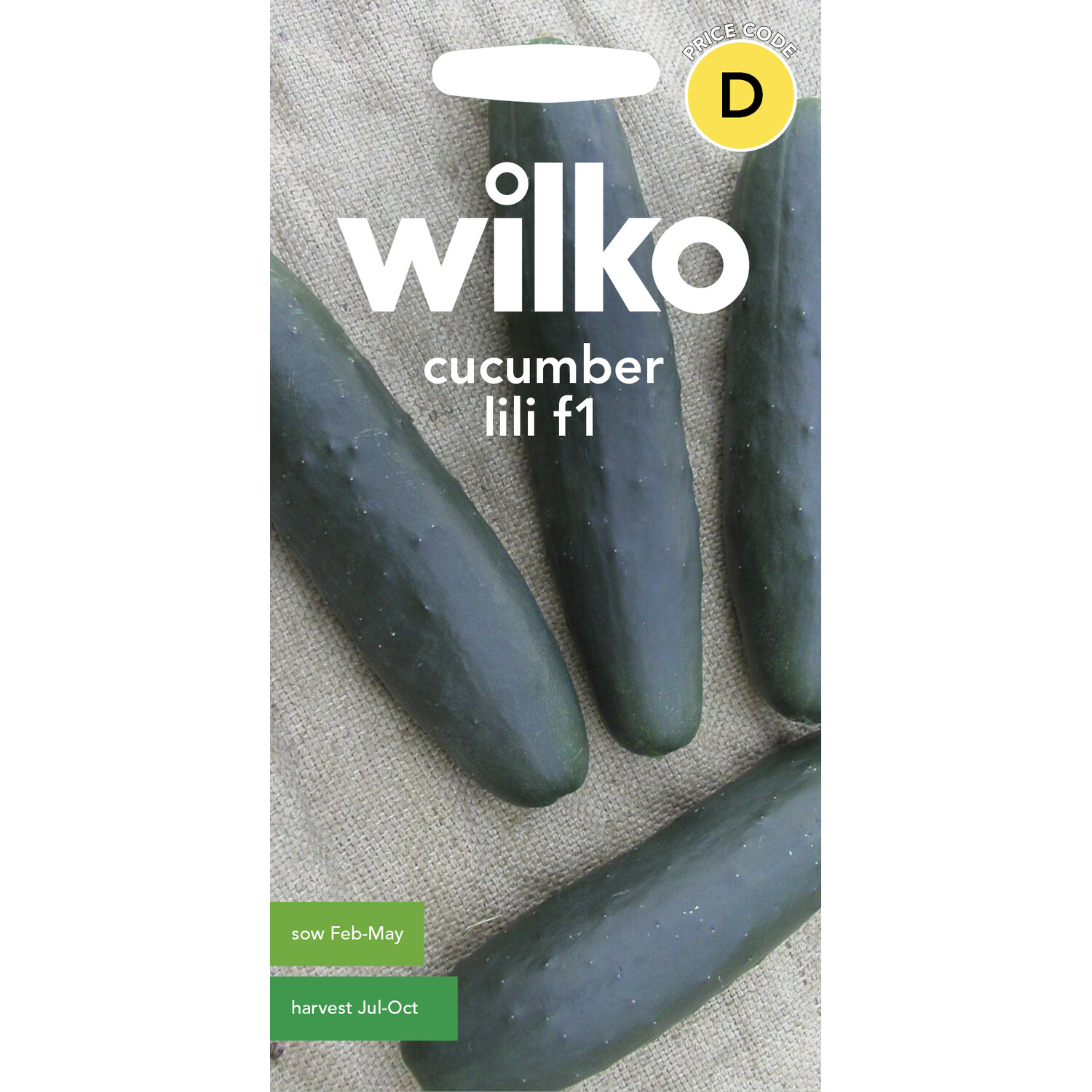 Cucumber Lili F1 Seeds Dark Green Image 1