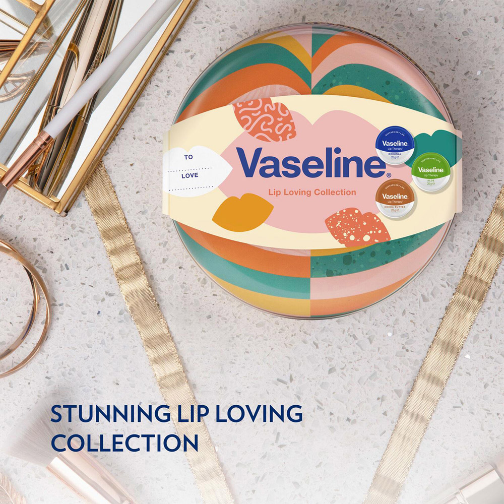 Vaseline Lip Loving Collection 3 Pieces Lip Balm Gift Set for Her 3 Pack Image 6