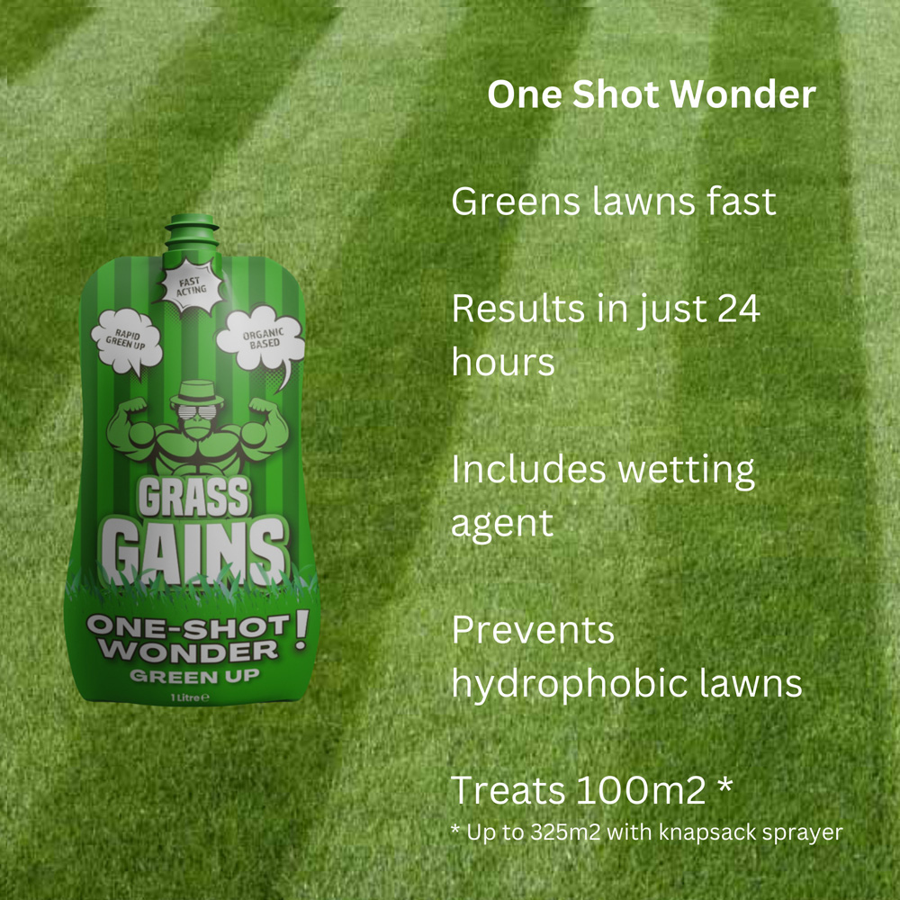 Grass Gains Black Edition Super Seed One Shot Wonder Fert Shaker Ultimate Lawn Transformation Bundle Image 8
