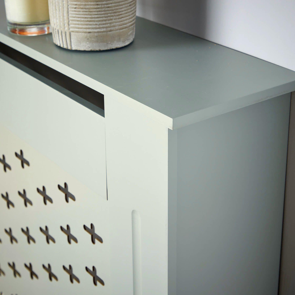 Home Source Crofton Grey Radiator Cover Unit Medium Image 2