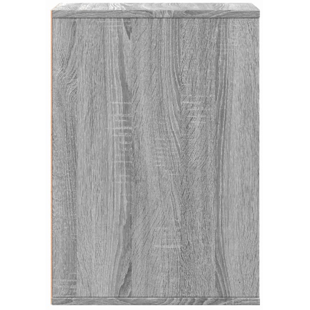 vidaXL 3 Drawer Grey Sonoma Oak Wooden Chest of Drawers Image 5