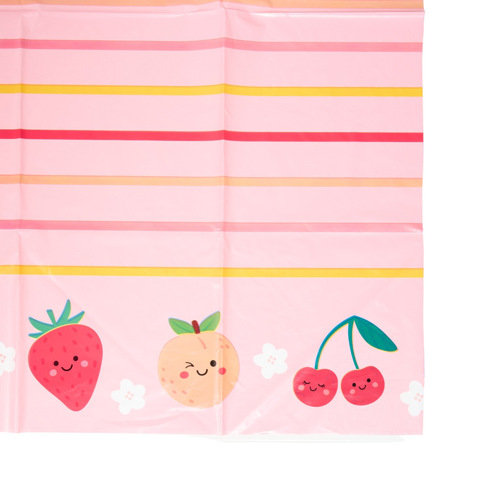 Cute Fruit Table Cover Pink Image 3