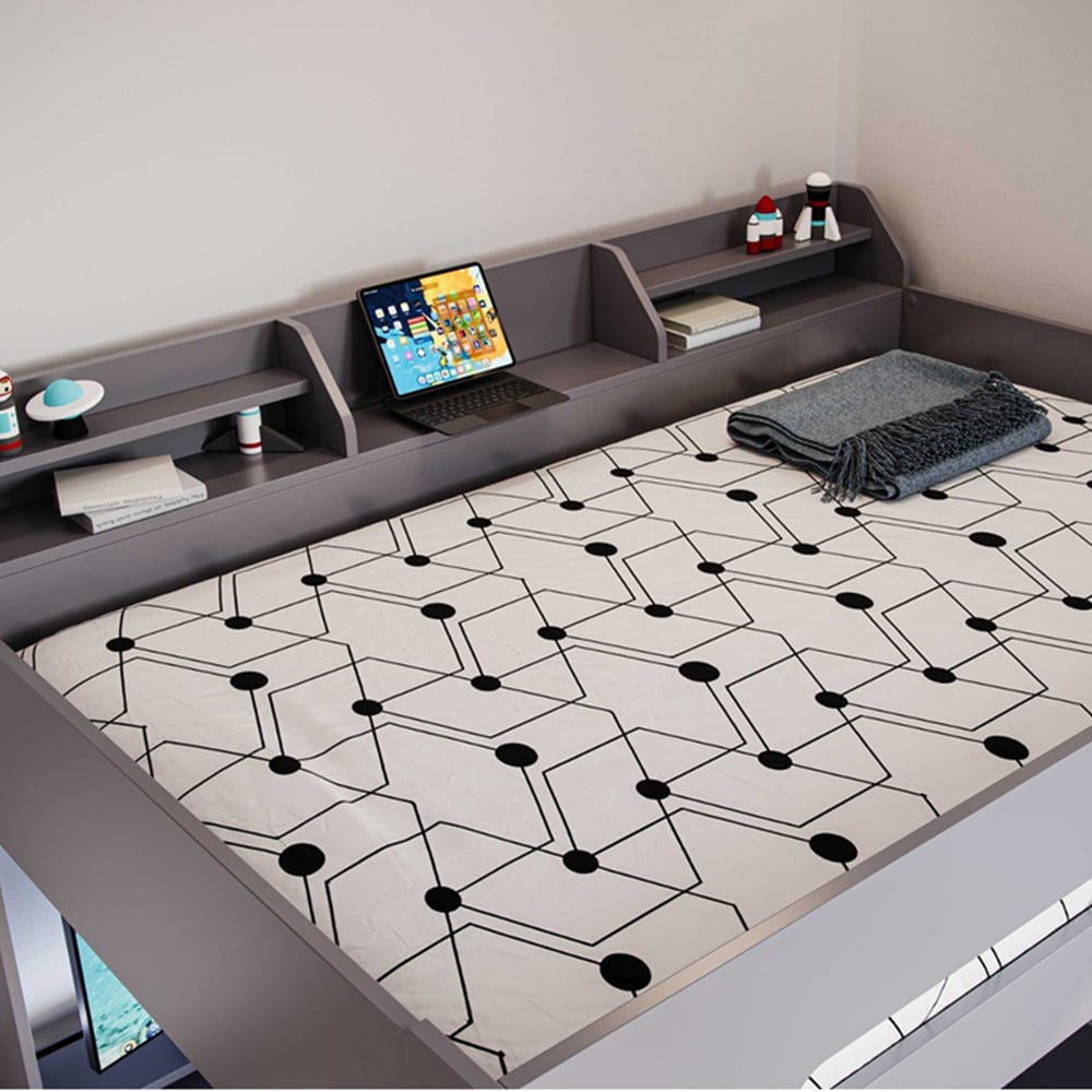 Flair Skyhigh Small Double Anthracite Gaming High Sleeper Bed Image 2